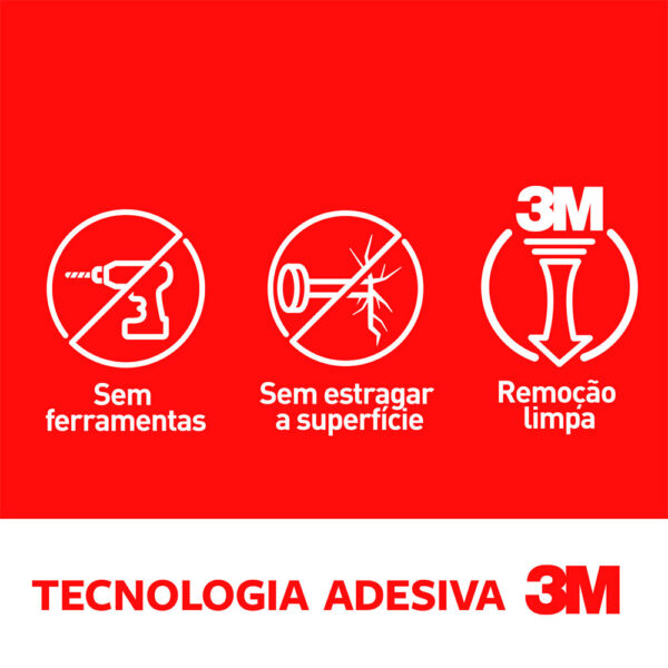 Gancho Adesivo Transparente para Utensílios Command 3M - Imagem 2