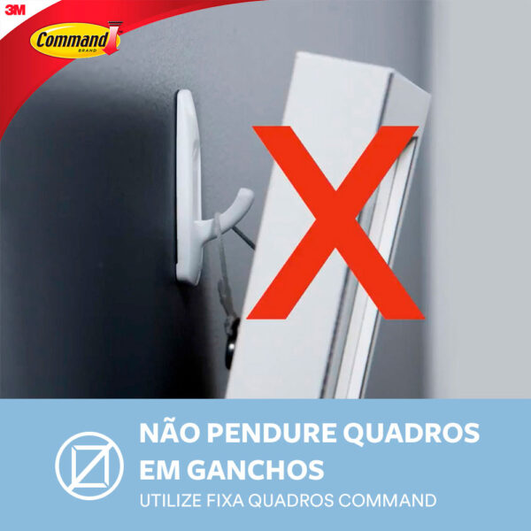Gancho Adesivo Transparente para Utensílios Command 3M - Imagem 3