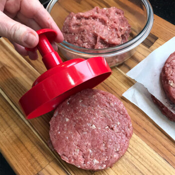 Forma Modeladora de Hamburguer em Plástico Decor-Útil