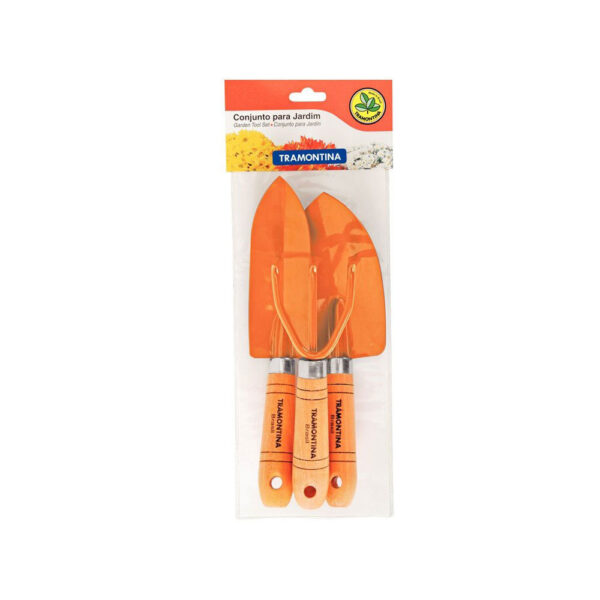 Kit para Jardinagem com Cabo de Madeira Tramontina 3 Peças