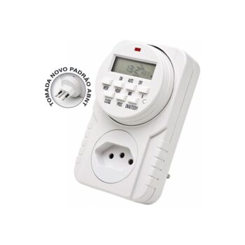 Timer Digital de Tomada 24hrs Bivolt Key West