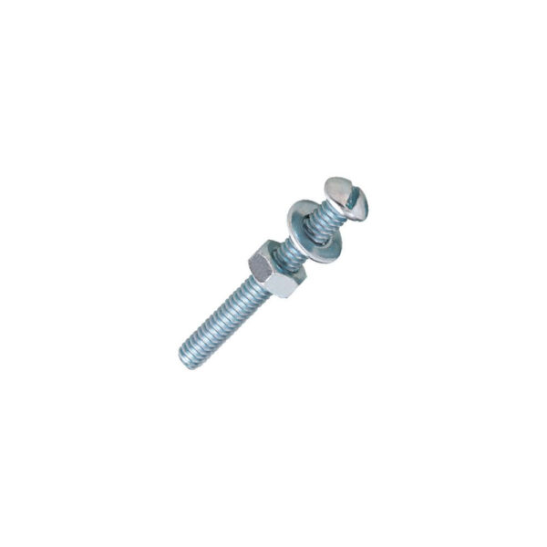 Parafuso Rosca Máquina com Porca e Arruela 5/32" x 3/4" Bemfixa 10 Unidades - Imagem 3