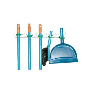 Suporte Organizador Porta Vassouras Toolplast 5 Ganchos