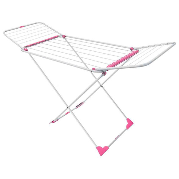 Varal de Chão Pegasus Com Abas em Aço Branco Secalux 96x142x57cm - Imagem 3