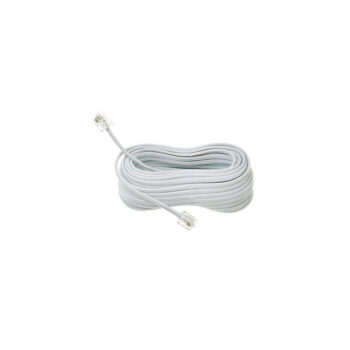 Extensão Cabo de Telefone 4 vias RJ11 Branco Interneed 3m