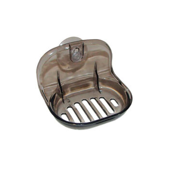 Saboneteira de Parede com Ventosa Plástico Fumê Daivak