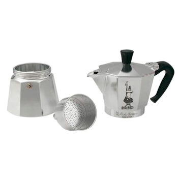 Cafeteira Italiana Moka Alumínio Bialetti 3 xícaras