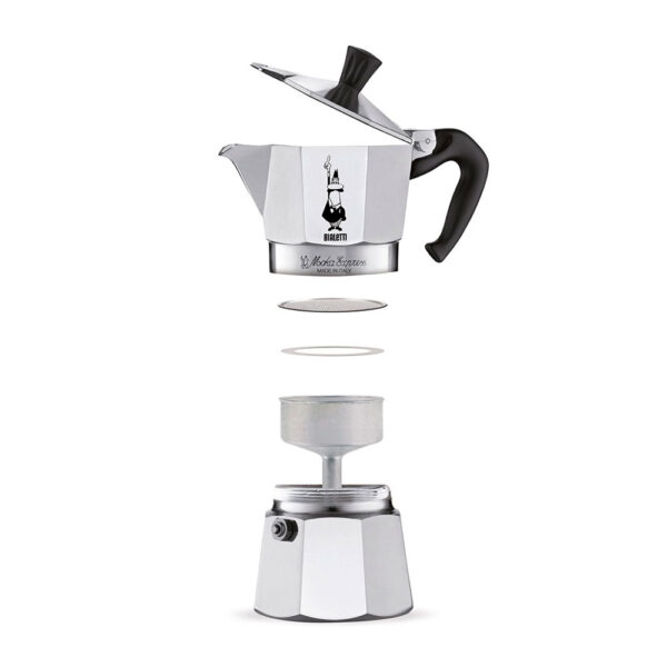 Cafeteira Italiana Moka Alumínio Bialetti 3 xícaras - Imagem 3