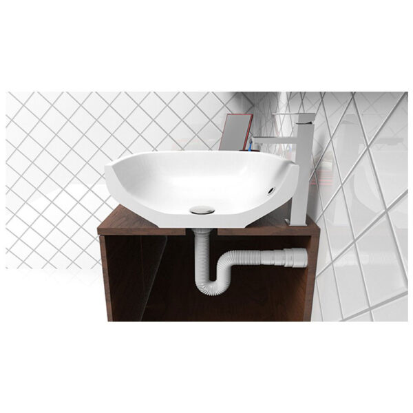 Sifão Tubo Flexível Universal Branco Blukit - Imagem 3