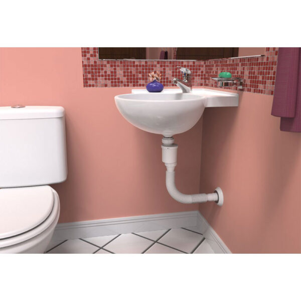 Sifão Tubo Flexível Universal Branco Blukit - Imagem 4