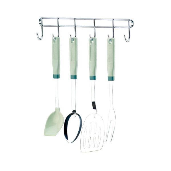 Suporte para Utensílios Aço Future 6 ganchos