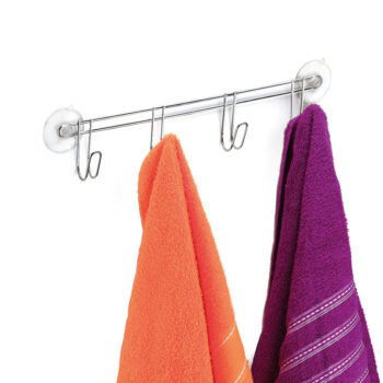 Cabide com 4 Ganchos e Ventosa Arthi