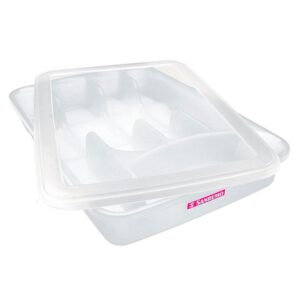 Porta Talheres em Plástico para Gaveta com Tampa Sanremo