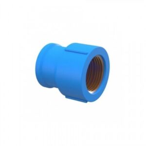 Luva Soldável em PVC com Bucha de Latão Azul Tigre 20mmX1/2
