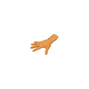 Luva Multiuso de Latex Revestida Tamanho G Laranja Sanro