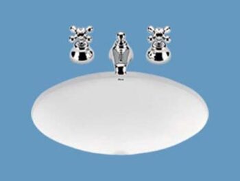 Cuba De Embutir Oval L37 49X36Cm Branca Deca