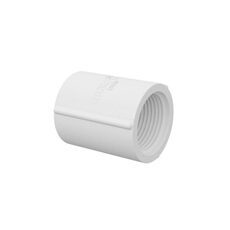 Luva Roscável em PVC Branco 1/2" Tigre