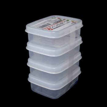 Jogo de Potes de Plástico Nakaya 100ml 4 Peças