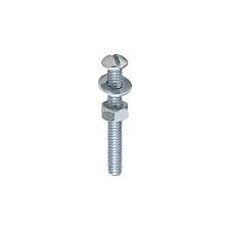 Parafuso Rosca Máquina com Porca e Arruela 5/32" x 1/2" Bemfixa 10 Unidades