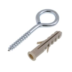 Pitão Zincado com Bucha 8mm Bemfixa 4 Unidades