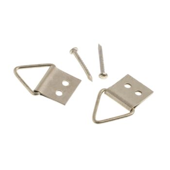 Suporte Triângulo Pequeno para Quadro Bemfixa 4 Unidades