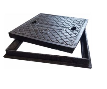 Tampa Esgoto Ferro 50X50Cm Pt Edyp