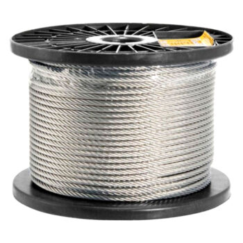 Cabo de Aço Plastificado Galvanizado Vonder 2,4mmx1m