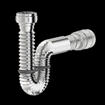 Sifão Tubo Extensivo Flexivel 74Cm Cromado Censi