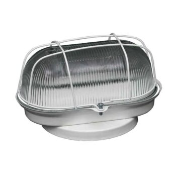 Luminária Tartaruga Com Grade Branca Joanto