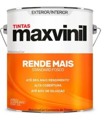Tinta Acrílica 3,6L Bc Neve Fosca Maxvinil Tintas